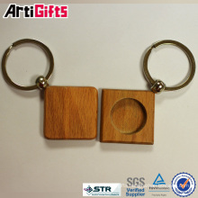 Free samples custom wooden key ring